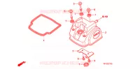 COUVRE CULASSE pour Honda TRX 450 R SPORTRAX Electric Start WHITE de 2013