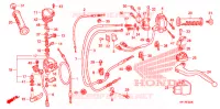 LEVIER DE GUIDON   CABLE   COMMODO pour Honda SPORTRAX TRX 450 R WHITE de 2014