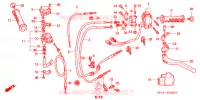 LEVIER DE GUIDON   CABLE   COMMODO ('04,'05) pour Honda TRX 450 R Kick start de 2005