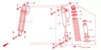 AMORTISSEUR AVANT pour Honda TRX 450 R Kick start de 2006