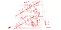 TRIANGLES AVANT pour Honda TRX 450 R Kick start de 2006