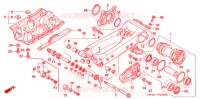 BRAS OSCILLANT pour Honda TRX 450 R SPORTRAX Kick start BLACK de 2008