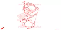 CYLINDRE pour Honda FOURTRAX 500 FOREMAN RUBICON DCT de 2016