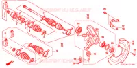 ARBRE DE ROUE  pour Honda FOURTRAX 500 RUBICON Hydrostatic de 2006