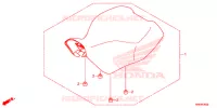 SELLE pour Honda FOURTRAX 500 RUBICON DCT EPS de 2015
