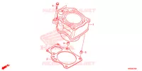 CYLINDRE pour Honda FOURTRAX 500 RUBICON DCT EPS CAMO de 2016