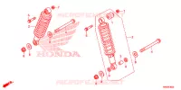 AMORTISSEUR ARRIERE pour Honda FOURTRAX 500 FOREMAN RUBICON DCT EPS de 2016