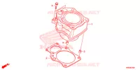 CYLINDRE pour Honda FOURTRAX 500 RUBICON DCT EPS de 2016
