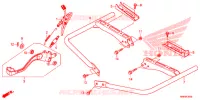 PEDALE   REPOSE PIED pour Honda FOURTRAX 500 RUBICON DCT EPS de 2016