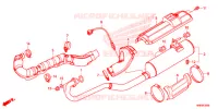 SILENCIEUX D'ECHAPPEMENT pour Honda FOURTRAX 500 RUBICON DCT EPS de 2016