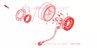 ALTERNATEUR pour Honda FOURTRAX 500 RUBICON Hydrostatic de 2007