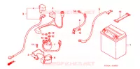 BATTERIE pour Honda FOURTRAX 500 RUBICON Hydrostatic de 2007