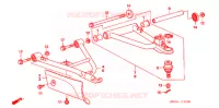 TRIANGLES AVANT pour Honda FOURTRAX 500 FOREMAN RUBICON Hydrostatic CAMO de 2008