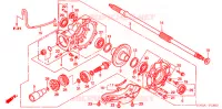 COUPLE CONIQUE pour Honda FOURTRAX 500 RUBICON Hydrostatic CAMO de 2008