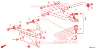 TRIANGLES AVANT pour Honda FOURTRAX 500 FOREMAN RUBICON Hydrostatic CAMO de 2012