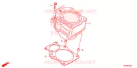 CYLINDRE pour Honda FOURTRAX 500 FOREMAN 4X4 Electric Shift de 2014