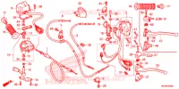 COMMODO   LEVIER   CABLE pour Honda FOURTRAX 500 FOREMAN 4X4 Electric Shift de 2015