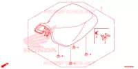 SELLE pour Honda FOURTRAX 500 FOREMAN 4X4 Electric Shift de 2015