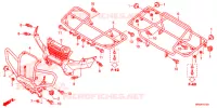 SUPPORT pour Honda FOURTRAX 500 FOREMAN 4X4 Electric Shift CAMO de 2016