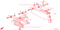 TRIANGLES AVANT pour Honda FOURTRAX 500 FOREMAN 4X4 Electric Shift, Power Steering de 2015