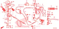 COMMODO   LEVIER   CABLE pour Honda FOURTRAX 500 FOREMAN 4X4 Electric Shift, Power Steering Camo de 2016