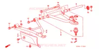 TRIANGLES AVANT pour Honda FOURTRAX 500 FOREMAN 4X4 Electric Shift de 2005