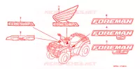 AUTOCOLLANTS pour Honda FOURTRAX 500 FOREMAN 4X4 Electric Shift de 2006