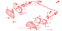 FEU ARRIERE pour Honda FOURTRAX 500 FOREMAN 4X4 Electric Shift de 2006