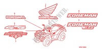 AUTOCOLLANTS pour Honda FOURTRAX 500 FOREMAN 4X4 Electric Shift CAMO de 2008