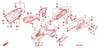 CARENAGE ARRIERE pour Honda FOURTRAX 500 FOREMAN 4X4 Electric Shift CAMO de 2008