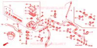 MAITRE CYLINDRE DE FREIN AVANT pour Honda FOURTRAX 500 FOREMAN 4X4 Electric Shift CAMO de 2008