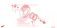 ROUE ARRIERE pour Honda FOURTRAX 500 FOREMAN ES de 2012