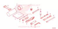OUTIL pour Honda FOURTRAX 500 FOREMAN BASE de 2014
