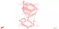 CYLINDRE pour Honda FOURTRAX 500 FOREMAN 4X4 de 2015