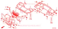 SUPPORT pour Honda FOURTRAX 500 FOREMAN 4X4 de 2015