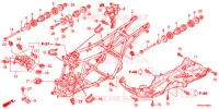 CADRE pour Honda FOURTRAX 500 FOREMAN BASE de 2016