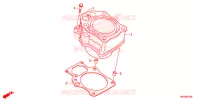 CYLINDRE pour Honda FOURTRAX 500 FOREMAN PS CAMO de 2014