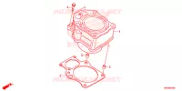 CYLINDRE pour Honda FOURTRAX 500 FOREMAN PS de 2014