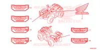 AUTOCOLLANTS pour Honda FOURTRAX 500 FOREMAN RUBICON PS de 2016