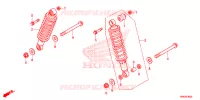 AMORTISSEUR ARRIERE pour Honda FOURTRAX 500 FOREMAN RUBICON de 2015