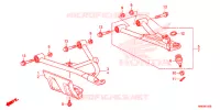 TRIANGLES AVANT pour Honda FOURTRAX 500 RUBICON CAMO de 2016