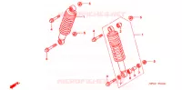 AMORTISSEUR AVANT pour Honda FOURTRAX 500 FOREMAN S 4X4 de 2006