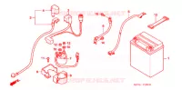 BATTERIE pour Honda FOURTRAX 500 FOREMAN S 4X4 de 2006