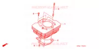 CYLINDRE pour Honda FOURTRAX 500 FOREMAN S 4X4 de 2006