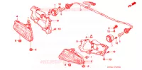 FEU ARRIERE pour Honda FOURTRAX 500 FOREMAN S 4X4 de 2006