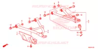 TRIANGLES AVANT pour Honda FOURTRAX 500 FOREMAN RUBICON EPS CAMO de 2015