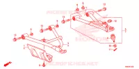 TRIANGLES AVANT pour Honda FOURTRAX 500 FOREMAN RUBICON EPS DELUXE de 2016