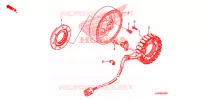 ALTERNATEUR pour Honda FOURTRAX 500 FOREMAN 4X4 RED de 2009