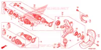 ARBRE DE ROUE  pour Honda FOURTRAX 500 FOREMAN 4X4 RED de 2009