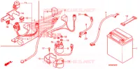 BATTERIE pour Honda FOURTRAX 500 FOREMAN 4X4 RED de 2009